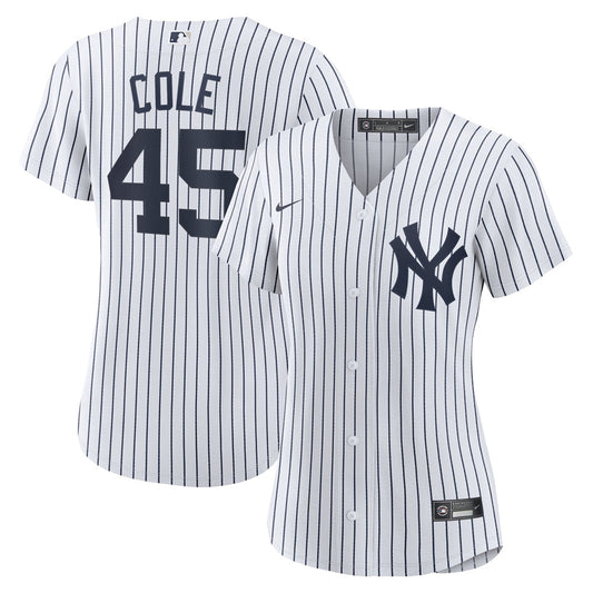 Women's New York Yankees Gerrit Cole Home Player Jersey - White