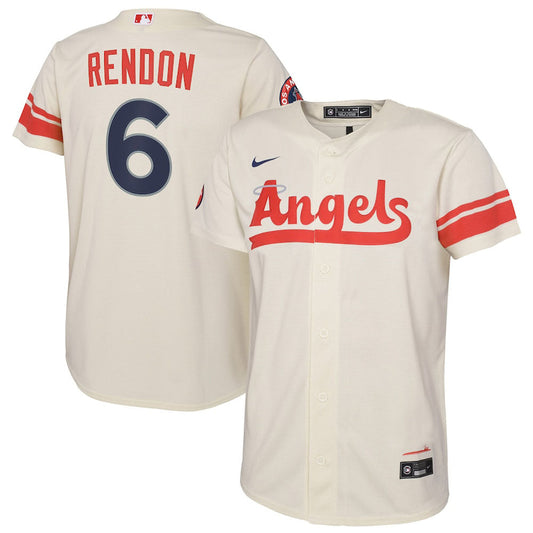 Youth Los Angeles Angels Anthony Rendon City Connect Replica Jersey - Cream