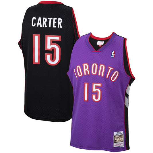 Vince Carter Toronto Raptors Mitchell & Ness Hardwood Classics Swingman Jersey - Purple