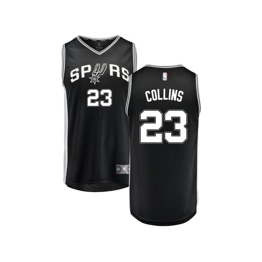 Zach Collins San Antonio Spurs Fanatics Branded Youth Fast Break Replica Jersey Black - Icon Edition