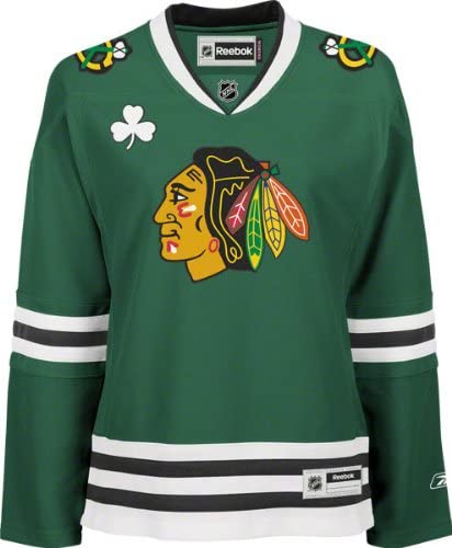 Women's Chicago Blackhawks Kelly Green St. Patrick's Day Premier Replica Jersey