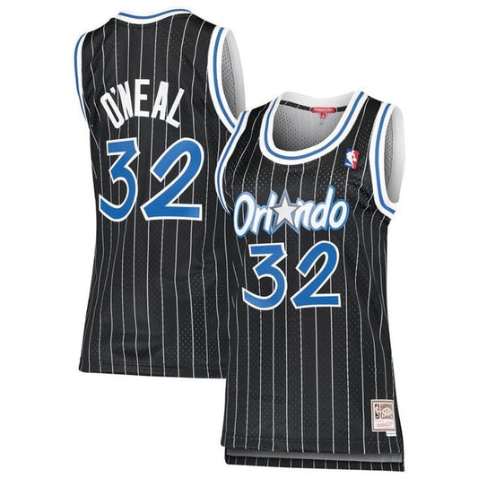 Women's Orlando Magic Shaquille O'Neal 1995-96 Hardwood Classics Jersey - Black