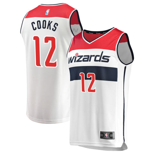 Xavier Cooks  Washington Wizards Fanatics Branded Youth Fast Break Replica Jersey - Association Edition - White